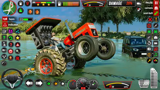 Indian Tractor Game 3d Tractor screenshot