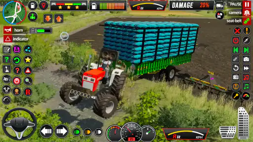 Indian Tractor Game 3d Tractor screenshot
