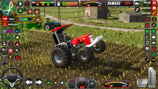 Indian Tractor Game 3d Tractor screenshot