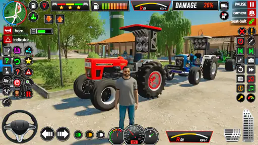 Indian Tractor Game 3d Tractor screenshot