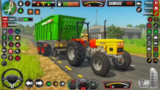 Indian Tractor Game 3d Tractor screenshot