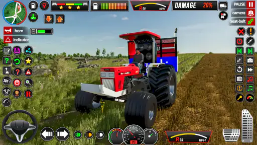 Indian Tractor Game 3d Tractor screenshot