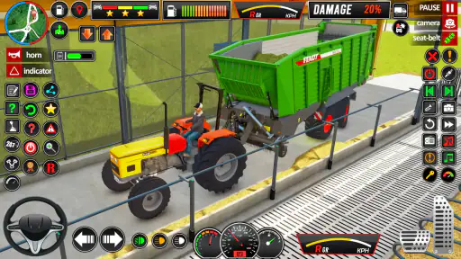 Indian Tractor Game 3d Tractor screenshot