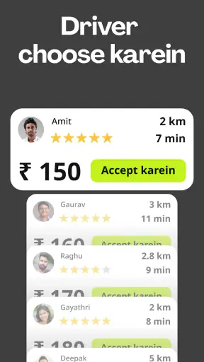inDrive: कैब, टैक्सी और बाइक screenshot