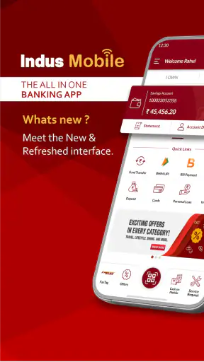IndusMobile : Digital Banking screenshot