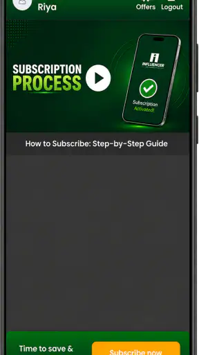 INFLUENCER - Offers & Rewards screenshot