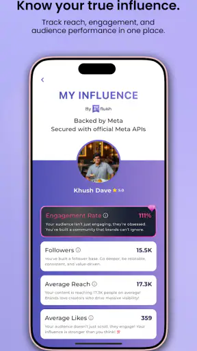 Influish: Home of Creators screenshot