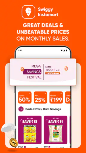 Instamart: 10 Mins Grocery App screenshot