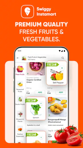 Instamart: 10 Mins Grocery App screenshot