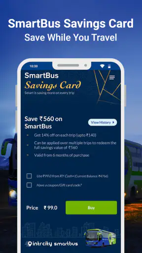 IntrCity: Bus Ticket Booking screenshot