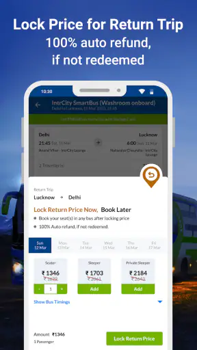 IntrCity: Bus Ticket Booking screenshot