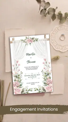 Invitation card Maker, Design screenshot