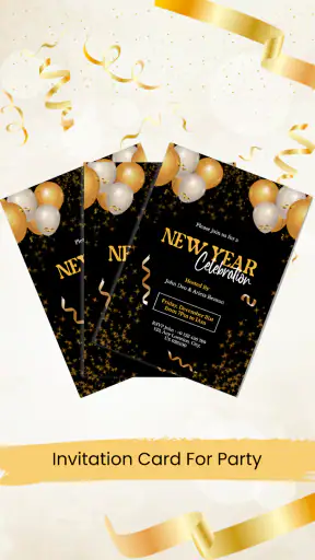 Invitation card Maker, Design screenshot