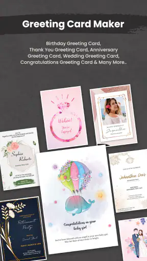 Invitation card Maker, Design screenshot