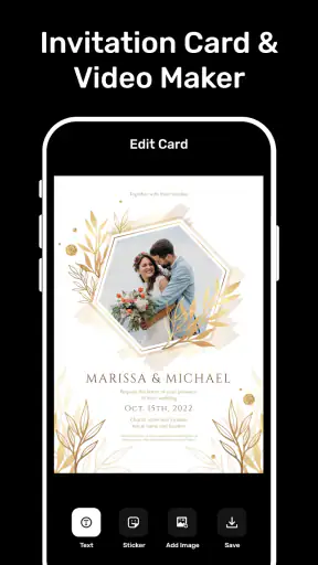 Invitation Card & Video Maker screenshot