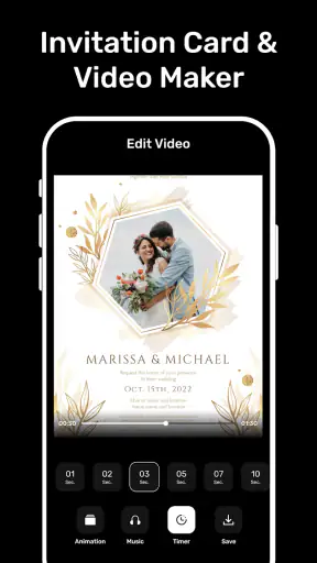 Invitation Card & Video Maker screenshot