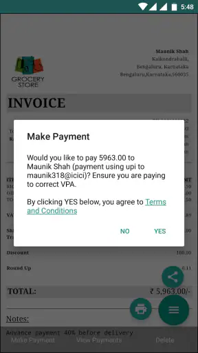 Invoice Maker and Billing App screenshot