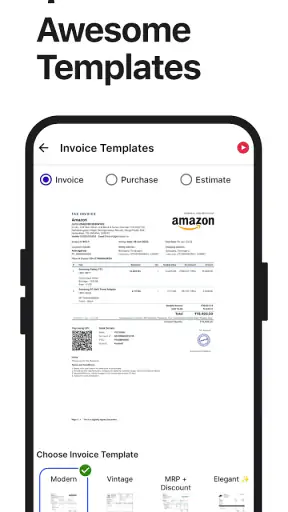 Invoicing Billing GST - Swipe screenshot