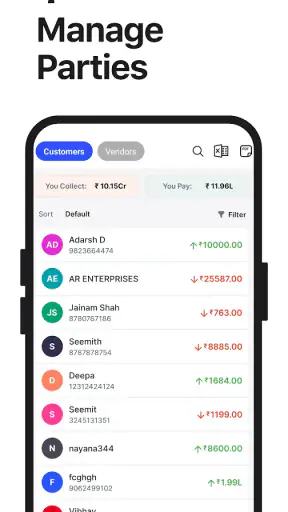 Invoicing Billing GST - Swipe screenshot