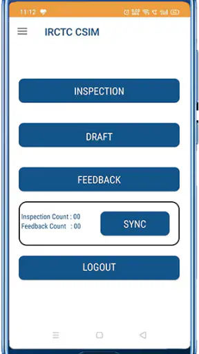 IRCTC CSIM screenshot