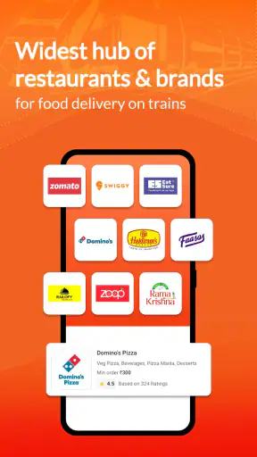 IRCTC eCatering Food on Track screenshot