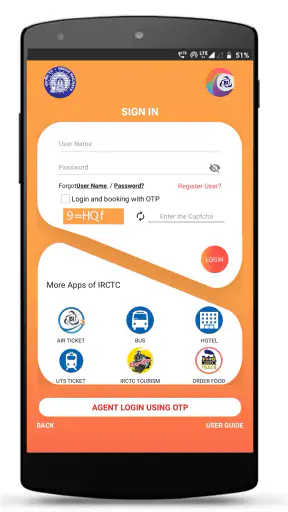IRCTC Rail Connect screenshot