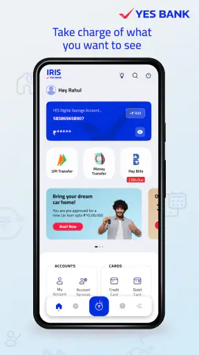 IRIS by YES BANK - Mobile App screenshot