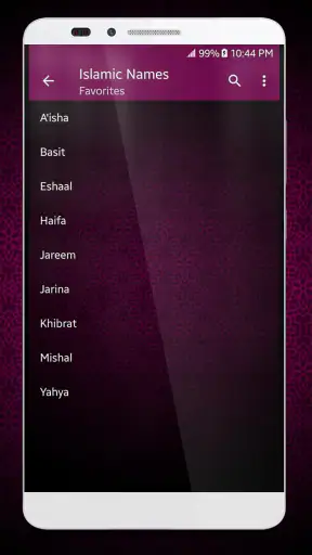Islamic Names Dictionary screenshot