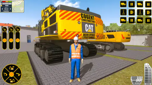 JCB Game: Snow Construction 3D screenshot
