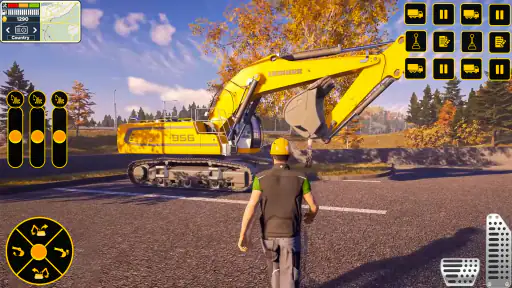 JCB Game: Snow Construction 3D screenshot