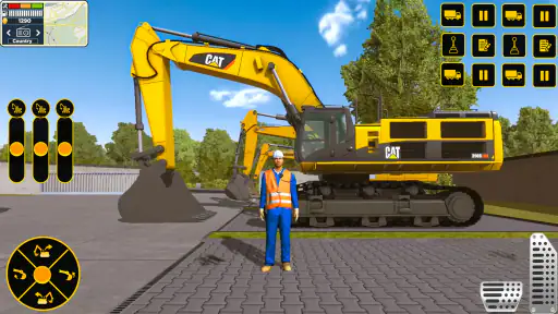 JCB Game: Snow Construction 3D screenshot