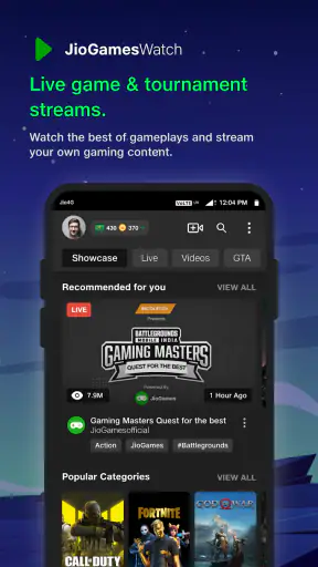 JioGames: Play, Win, Stream screenshot