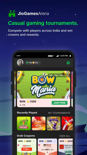 JioGames: Play, Win, Stream screenshot