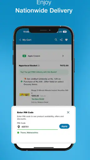 JioMart Online Shopping App screenshot