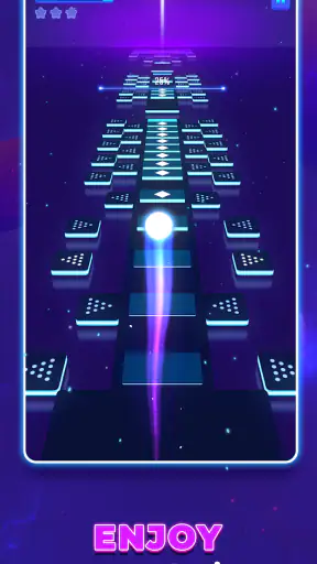 Jump Ball: Tiles and Beats screenshot