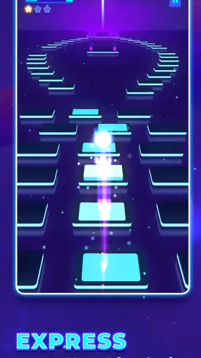 Jump Ball: Tiles and Beats screenshot