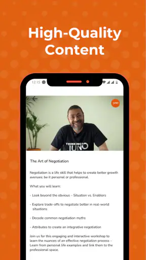 Juno: Courses screenshot
