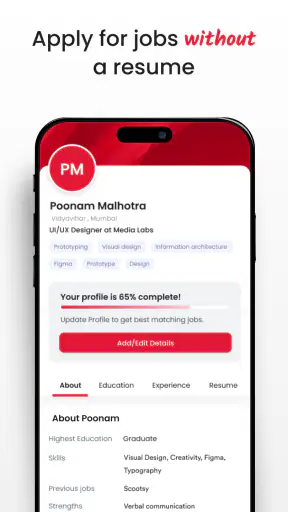Kaabil: Women's Full Time Jobs screenshot