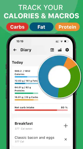 Keto Diet Tracker-Carb Counter screenshot