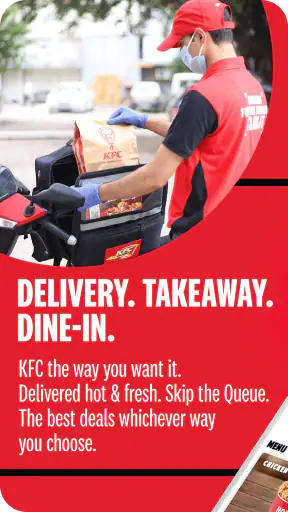 KFC India online ordering app screenshot