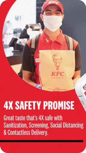 KFC India online ordering app screenshot