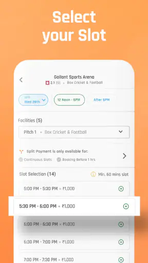 KheloMore: Book sports venues screenshot