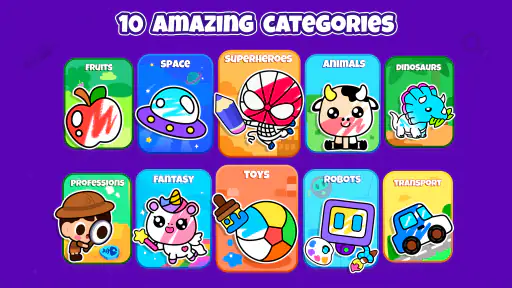 Kids Colouring Pages for Boys screenshot