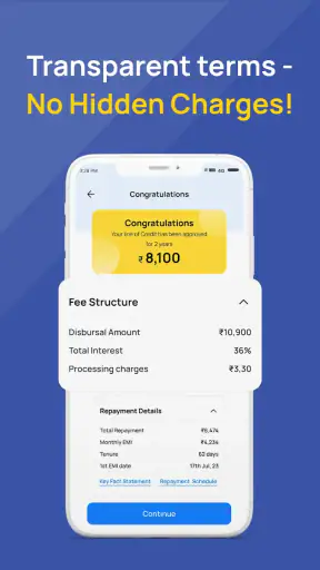 Kissht: Saral Online Loan App screenshot