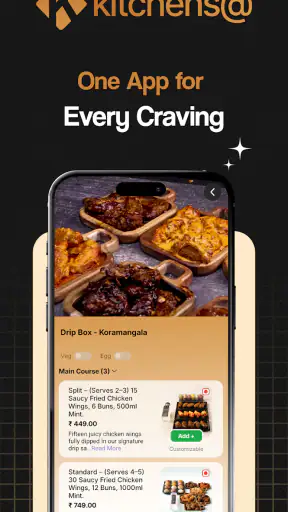 Kitchens@ Food Delivery screenshot