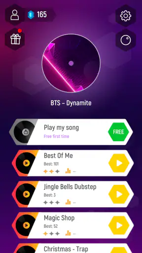 KPOP Music Hop: BTS Dancing Ti screenshot