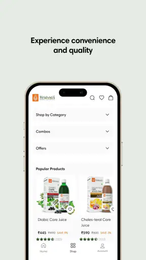 Krishna's Herbal & Ayurveda screenshot