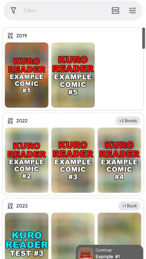 Kuro Reader+ Pro screenshot