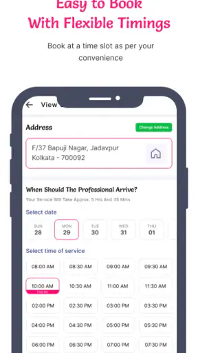 Ladyfair Salon At Home Service screenshot