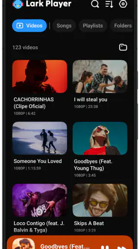 Lark Player - संगीत प्लेयर MP3 screenshot